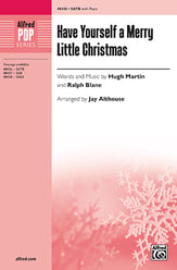 Have Yourself a Merry Little Christmas SATB choral sheet music cover